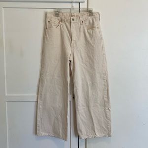 Levi’s Ribcage Wide Leg Ecru